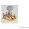 Indians round a Fire by John White