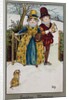 Sunday Morning, Victorian card by Florence Hardy