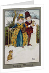 Sunday Morning, Victorian card by Florence Hardy
