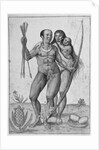 Brazilian Indian Man, Woman and Child by John White