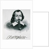 Samuel de Champlain illustration from Volume IV of 'Narrative and Critical History of America', 1886 by English School