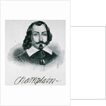 Samuel de Champlain illustration from Volume IV of 'Narrative and Critical History of America', 1886 by English School