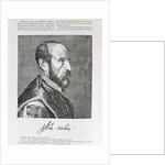 Abraham Ortelius illustration from Volume IV of 'Narrative and Critical History of America', 1886 by English School