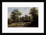 Landscape with cows, 19th century by Alfred Vickers