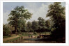 Landscape with cows, 19th century by Alfred Vickers
