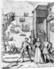 Parting of Columbus with Ferdinand and Isabella by Theodor de (after) Bry