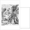 Parting of Columbus with Ferdinand and Isabella by Theodor de (after) Bry
