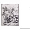 Columbus at Hispaniola by Theodor de Bry