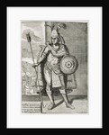 Portrait of Montezuma II from 'The Narrative and Critical History of America', edited by Justin Winsor, London, 1886 by English School