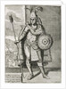 Portrait of Montezuma II from 'The Narrative and Critical History of America', edited by Justin Winsor, London, 1886 by English School