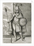 Portrait of Montezuma II from 'The Narrative and Critical History of America', edited by Justin Winsor, London, 1886 by English School