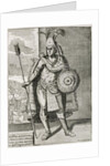 Portrait of Montezuma II from 'The Narrative and Critical History of America', edited by Justin Winsor, London, 1886 by English School