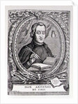 Portrait of Antonio de Solis y Rivadeneira from 'The Narrative and Critical History of America', edited by Justin Winsor, London, 1886 by English School