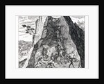 Mining, Frankfurt, 1602 by Theodor de (after) Bry