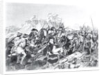 Battle of Saratoga - General Arnold Wounded in the Attack on the Hessian Redoubt, 17th October 1777 by American School