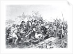 Battle of Saratoga - General Arnold Wounded in the Attack on the Hessian Redoubt, 17th October 1777 by American School