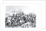 Battle of Saratoga - General Arnold Wounded in the Attack on the Hessian Redoubt, 17th October 1777 by American School