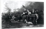 Moll Pitcher at the Battle of Monmouth, 28th June 1778, engraved by J. Rogers by Dennis Malone Carter
