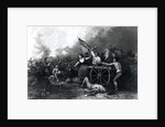 Moll Pitcher at the Battle of Monmouth, 28th June 1778, engraved by J. Rogers by Dennis Malone Carter