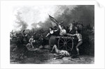 Moll Pitcher at the Battle of Monmouth, 28th June 1778, engraved by J. Rogers by Dennis Malone Carter