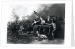 Moll Pitcher at the Battle of Monmouth, 28th June 1778, engraved by J. Rogers by Dennis Malone Carter