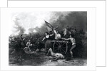 Moll Pitcher at the Battle of Monmouth, 28th June 1778, engraved by J. Rogers by Dennis Malone Carter