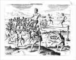 Various Indian Games by Jacques Le Moyne