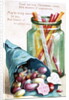 Christmas Sweets, Victorian postcard by English School
