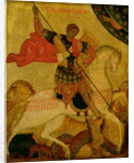 St. George slaying the Dragon by School Russian