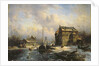 Winter Scene, 1851 by Charles-Henri-Joseph Leickert