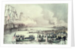 Landing of the American Force at Vera Cruz, under General Scott, March 1847 by N. and Ives J.M. (1824-95) Currier