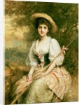 Mrs. Stuart M. Samuel as Phyllida, The Shepherdess by Samuel Luke Fildes