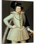James I king of England half-length portrait by John de the Elder Critz