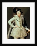 James I king of England half-length portrait by John de the Elder Critz