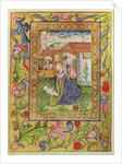Codex Ser Nov 2599 f. 39v The Birth of Christ by German School
