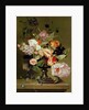 Still life with flowers by Marie Geertruida Snabille