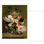 Still life with flowers by Marie Geertruida Snabille