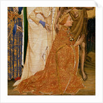 Richard II Presented to the Virgin and Child by his Patron Saint John the Baptist and Saints Edward and Edmund, c.1395-99 by Master of the Wilton Diptych