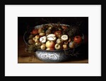 Still Life of Fruit in a Porcelain Bowl by Osias the Elder Beert