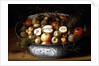 Still Life of Fruit in a Porcelain Bowl by Osias the Elder Beert