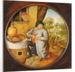 The Man who Cuts Wood and Meat with the Same Knife by Pieter the Younger Brueghel