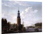 View of Amsterdam with the Montelbaanstower on the Oude Schans, 1777 by Isaak Ouwater