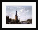 View of Amsterdam with the Montelbaanstower on the Oude Schans, 1777 by Isaak Ouwater