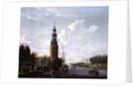 View of Amsterdam with the Montelbaanstower on the Oude Schans, 1777 by Isaak Ouwater