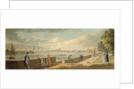 View towards Westminster from the Terrace of Somerset House by Paul Sandby