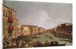 A Regatta on the Grand Canal by Antonio Canaletto
