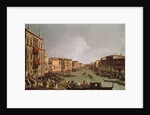 A Regatta on the Grand Canal by Antonio Canaletto