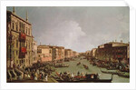 A Regatta on the Grand Canal by Antonio Canaletto