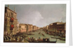 A Regatta on the Grand Canal by Antonio Canaletto