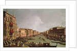 A Regatta on the Grand Canal by Antonio Canaletto